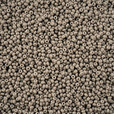 11/0 Preciosa Seed Beads Grey Chalk Dyed Solgel #43255